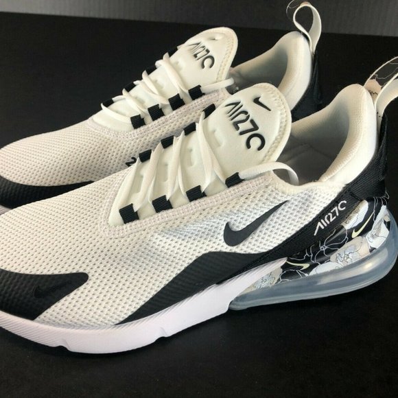 Nike Shoes - Nike Women Air Max 270 White Black Floral Print Running Shoes AR0499-100 RARE